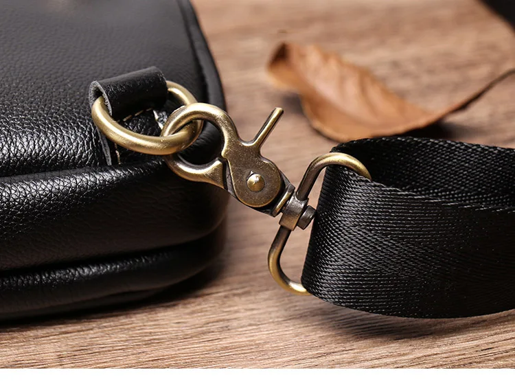 Genuine Leather Chest Bag Shoulder Bag Backpack for Men Casual