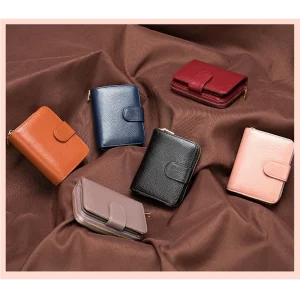 Leather Card Purse Wallet for Women