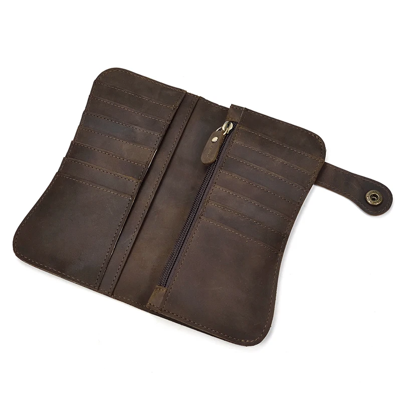 Leather Wallet Phone Purse Bag for Men