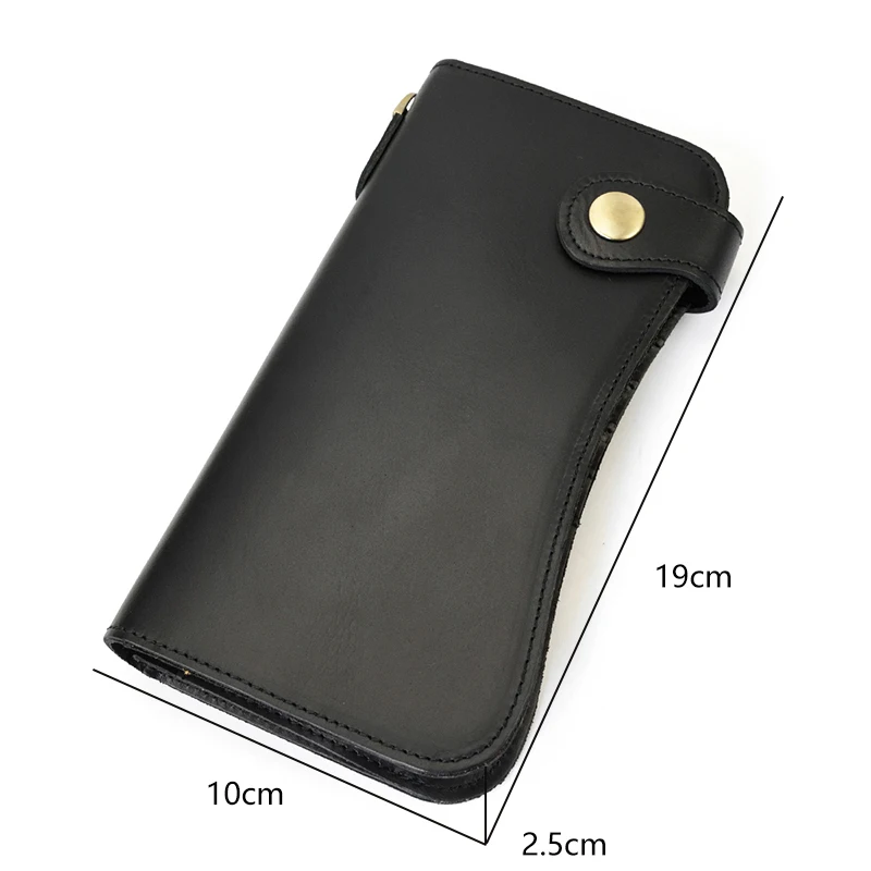 Leather Wallet Phone Purse Bag for Men
