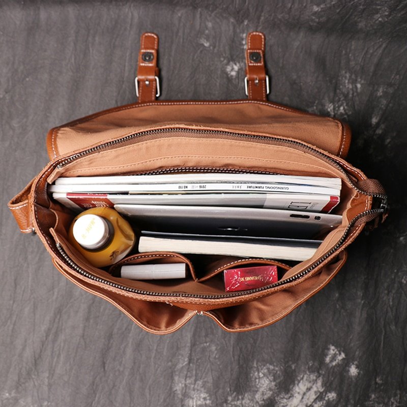 Messenger Bag Shoulder Bags for A4 Document Suitable for 12 Inch Ipad