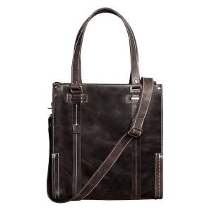 Vintage First Layer Leather Shoulder Handbag Tote Bag for Women