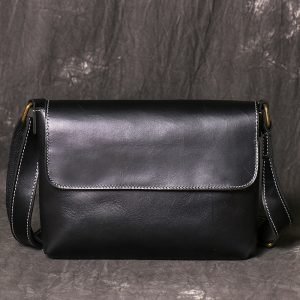 Vintage Crossbody Bags Wrapped Flap Shoulder Bag For Men