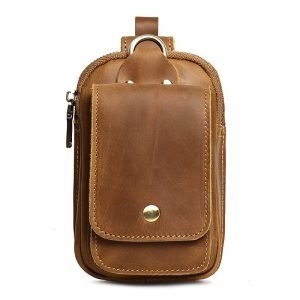 Hook Bum Bag Waist Bag for Men Packing Cigarette Case 6.7 Inch Phone Pouch
