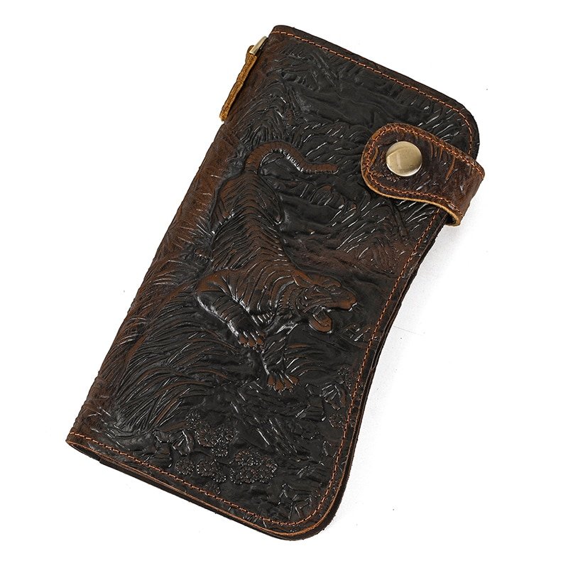 Leather Wallet Phone Purse Bag for Men