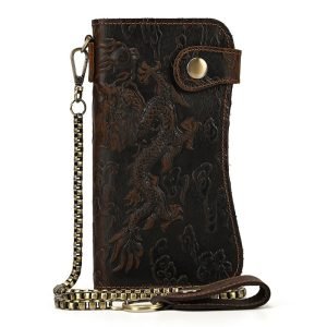 Leather Wallet Phone Purse Bag for Men