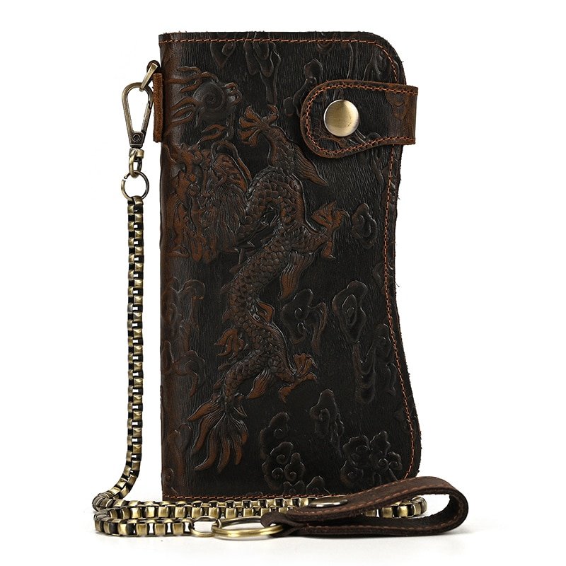 Leather Wallet Phone Purse Bag for Men