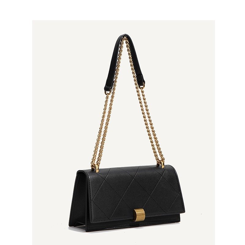 Crossbody Small Square Bag PU Leather Underarm Bag for Women