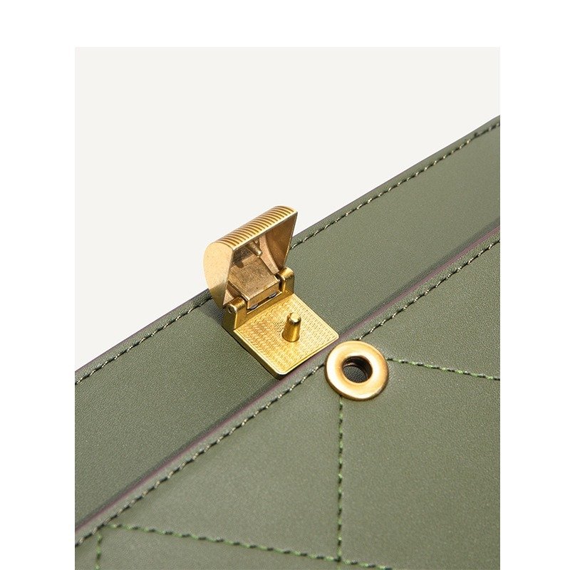 Crossbody Small Square Bag PU Leather Underarm Bag for Women